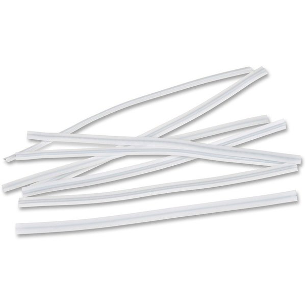 Tatco Vinyl Twist Ties, Reusable, 6", White 2000PK TCO51064